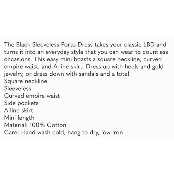 TUCKERNUCK Black Porto Dress - Picture 7 of 8